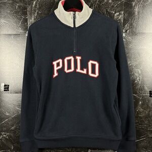 Polo Ralph Lauren Boy's Blue Spell Fleece Sweatshirt XL (Women's Small)